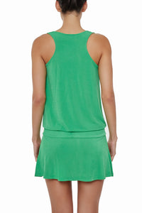 SAMBA dress- forest green – BĀMBA SWIM International