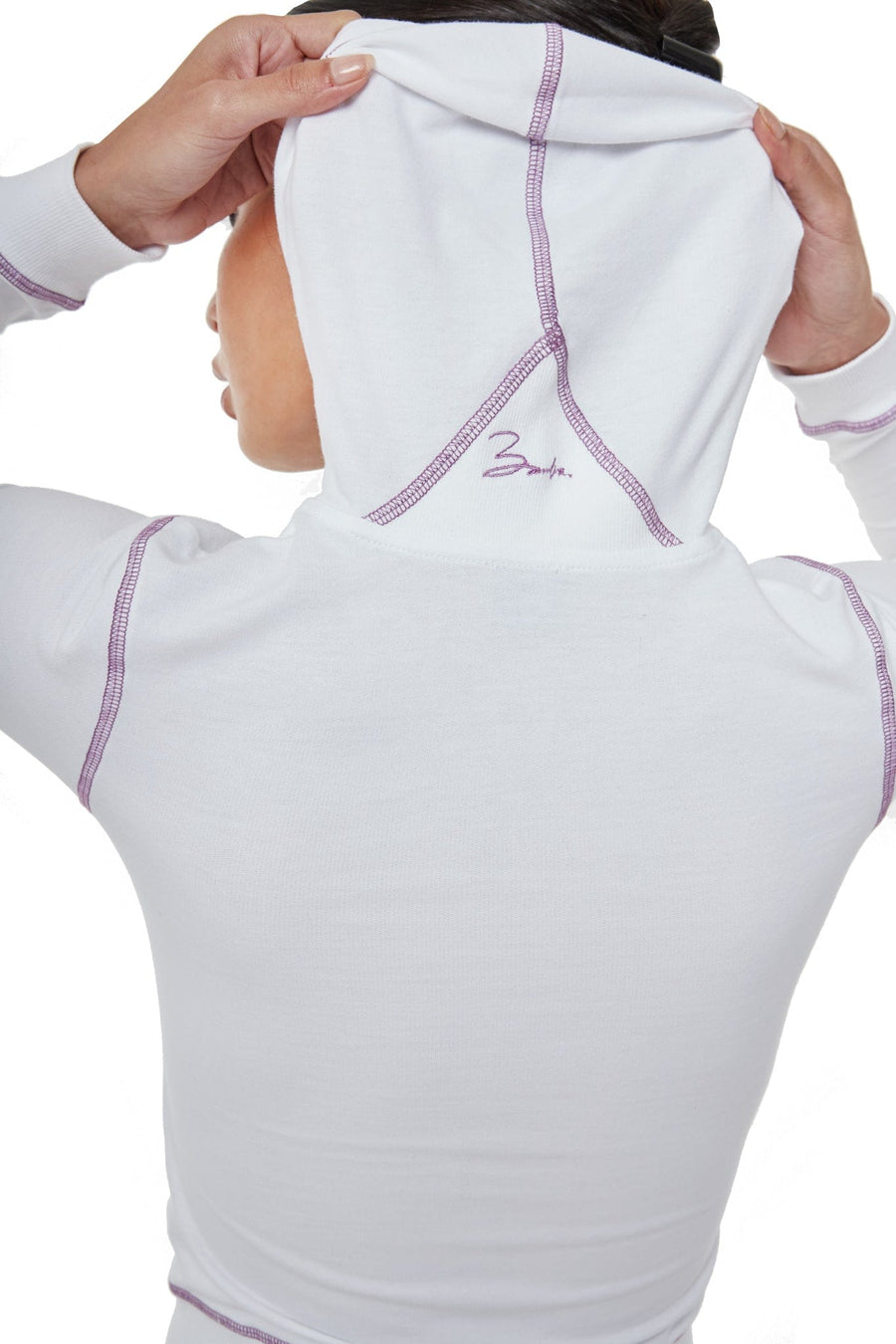 ESPRITE jacket- bianco/ violet  -  CLOTHING  -  B Ā M B A S W I M