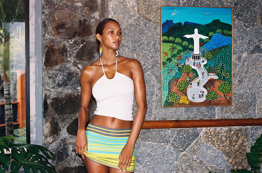 LUA top- bianco  -  CLOTHING  -  B Ā M B A S W I M