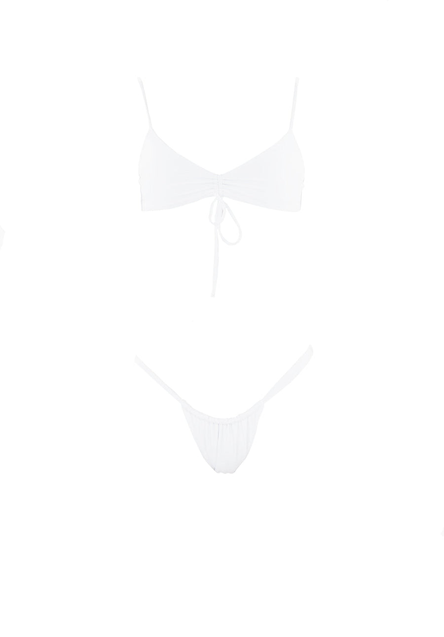 CINDY top - pure white  -  SWIM TOPS  -  B Ā M B A S W I M